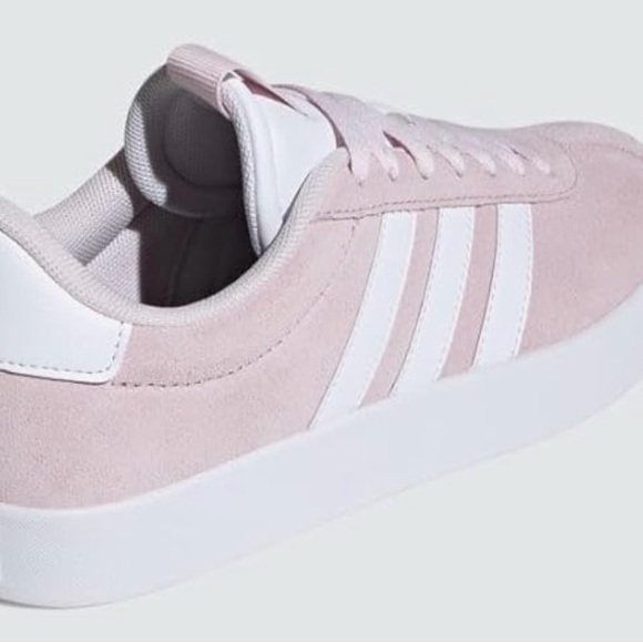 Adidas Women's VL Court 3.0 Pink Sneakers - Picture 7 of 8